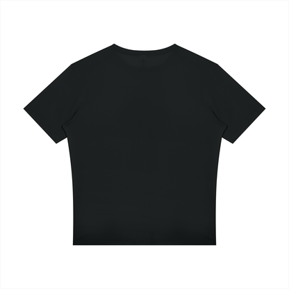 Men's Raglan Reflective T-Shirt in black, alternate angle
