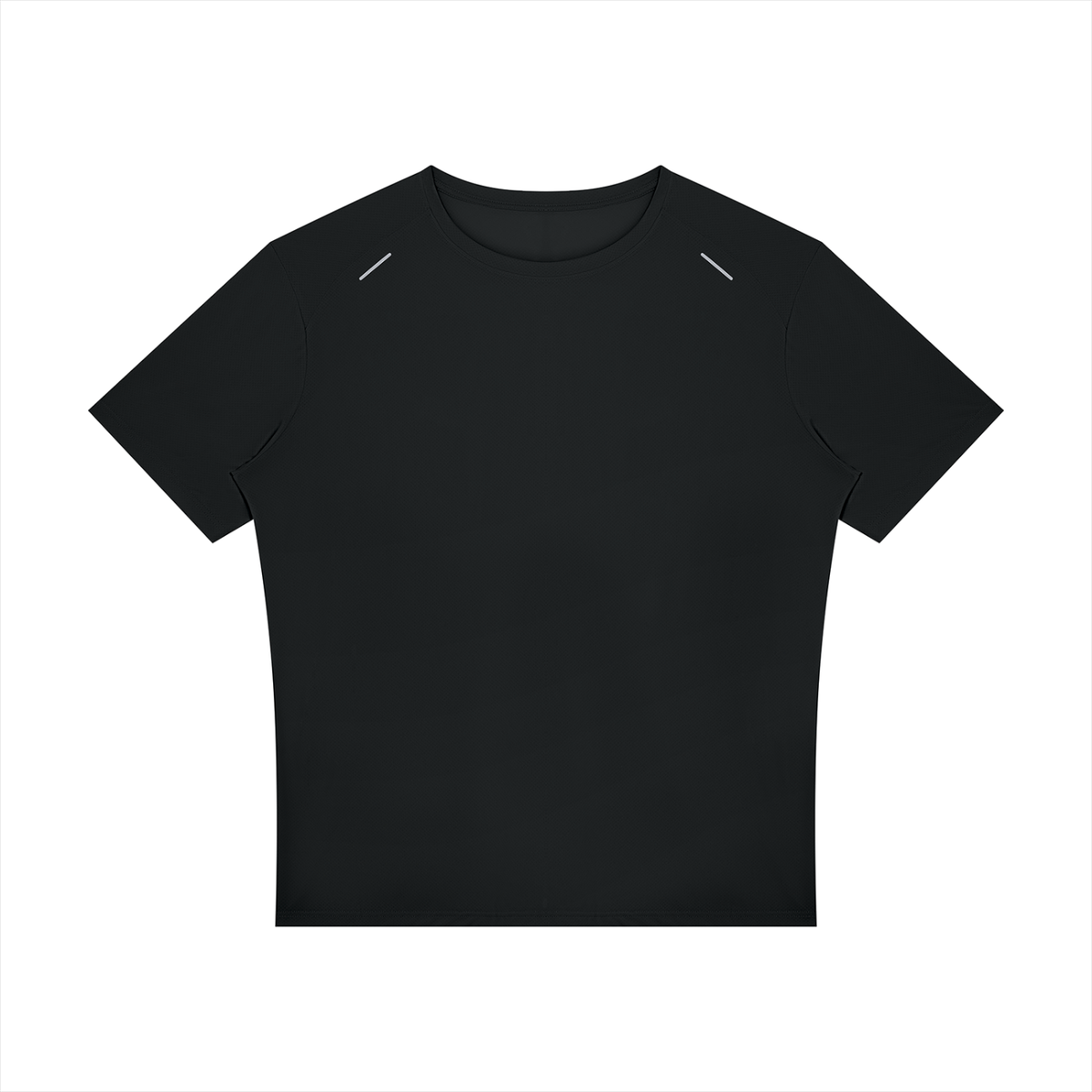 Men's Raglan Reflective T-Shirt in black