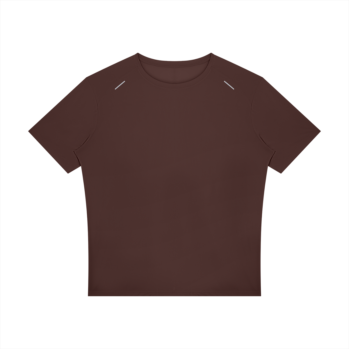 Men's Raglan Reflective T-Shirt in brown