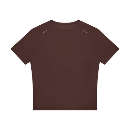 Men's Raglan Reflective T-Shirt in brown