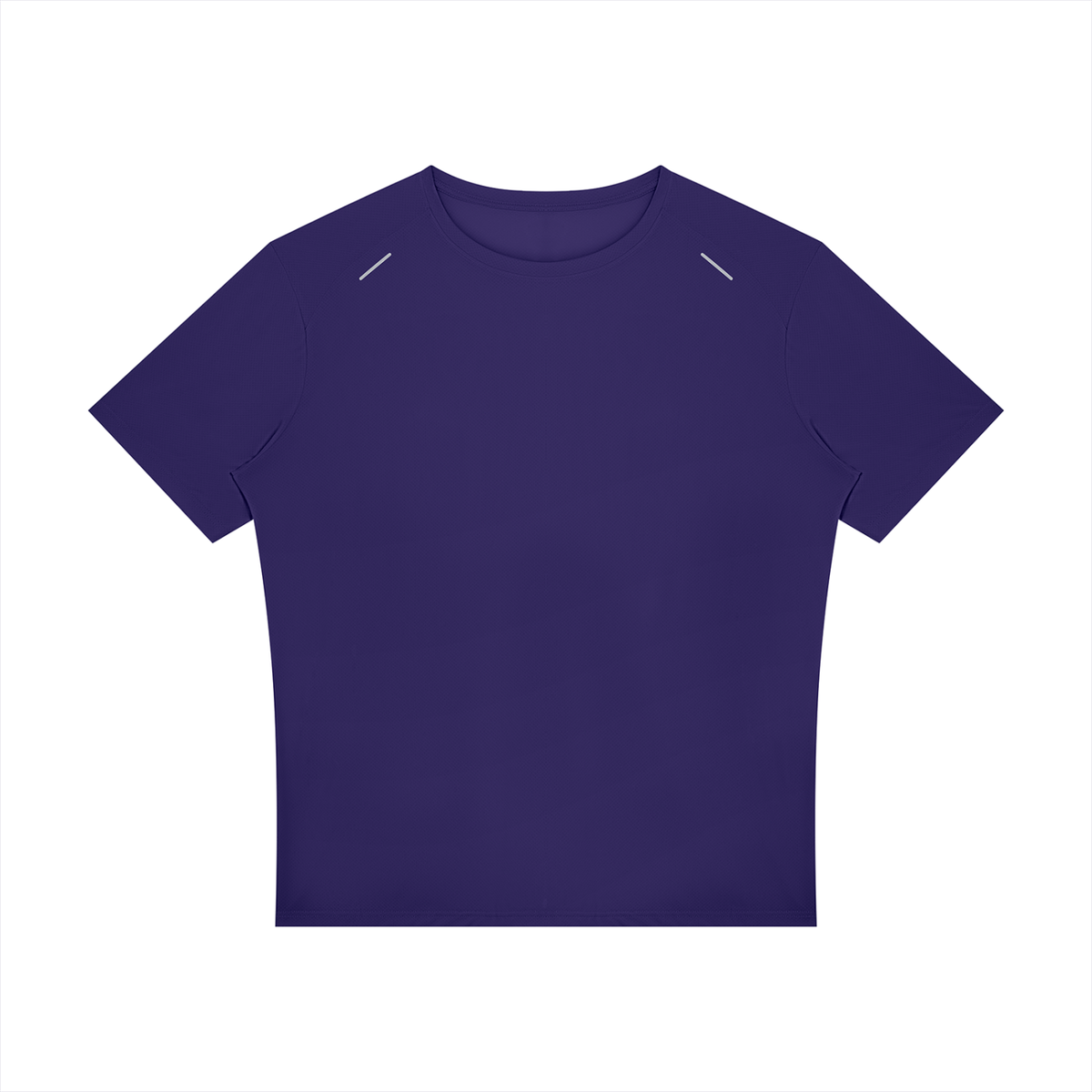 Men's Raglan Reflective T-Shirt in deep purple