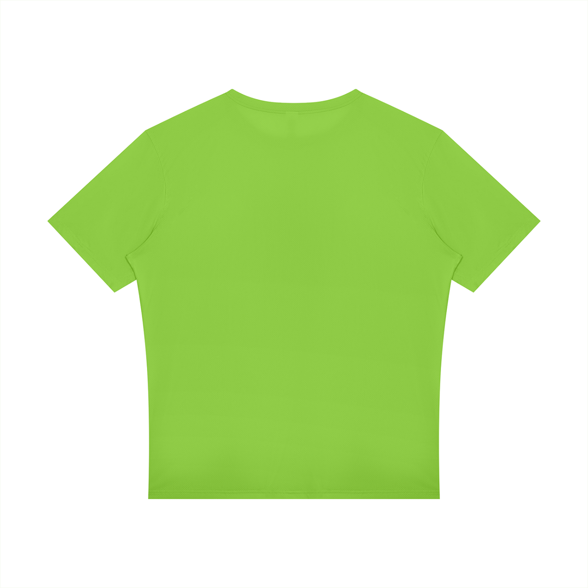 Men's Raglan Reflective T-Shirt in lemon green, alternate angle
