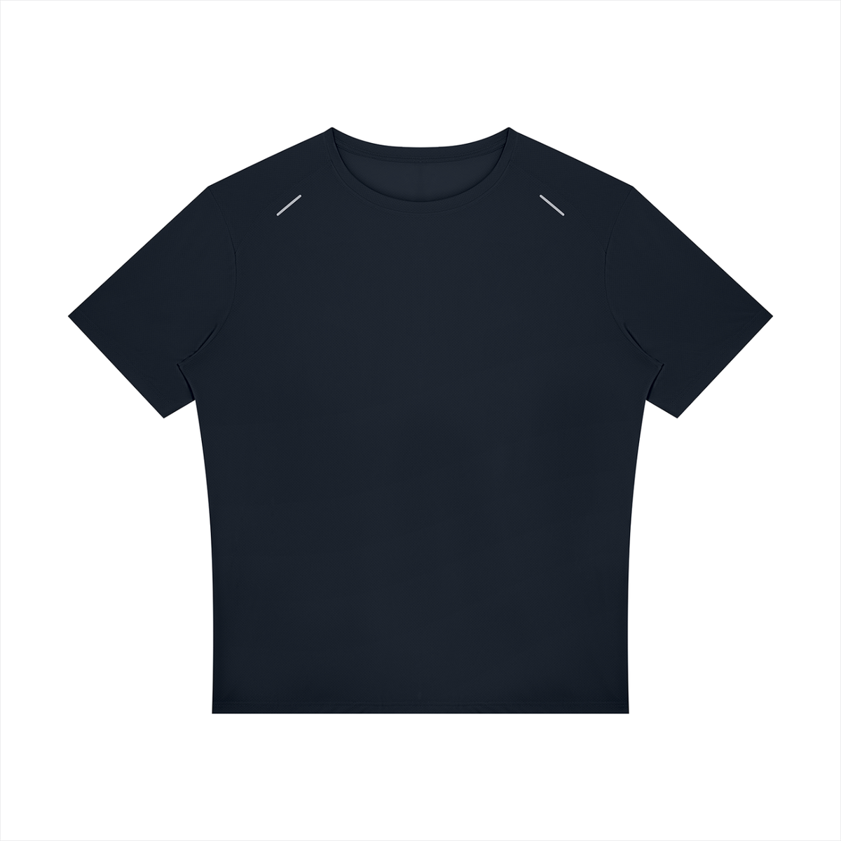 Men's Raglan Reflective T-Shirt in navy blue