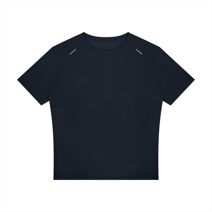 Men's Raglan Reflective T-Shirt in navy blue
