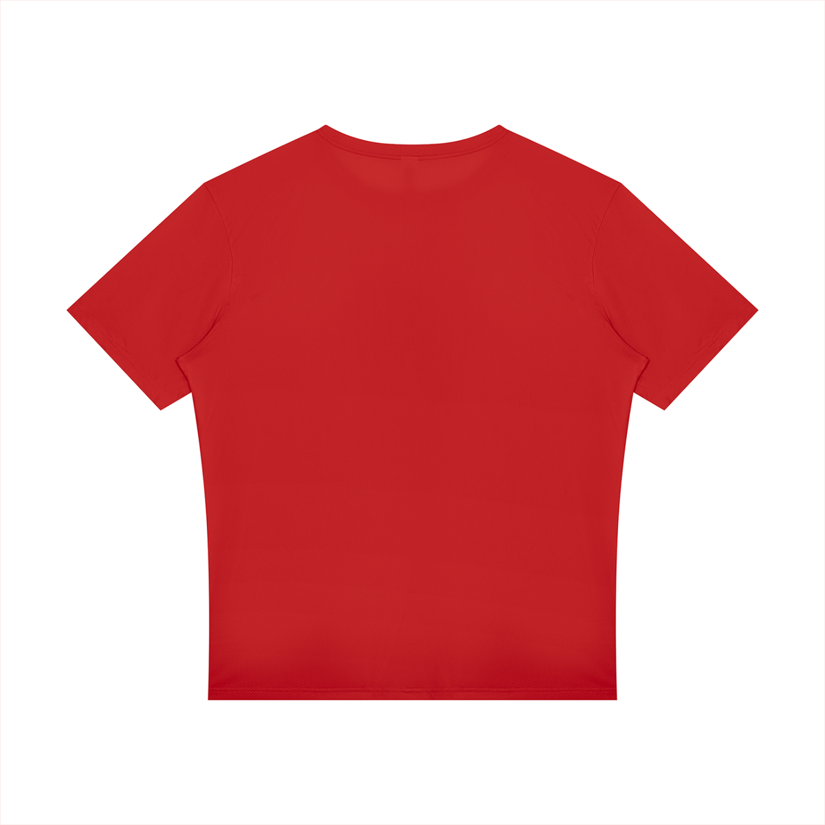 Men's Raglan Reflective T-Shirt in red, alternate angle