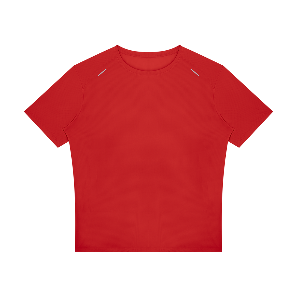 Men's Raglan Reflective T-Shirt in red