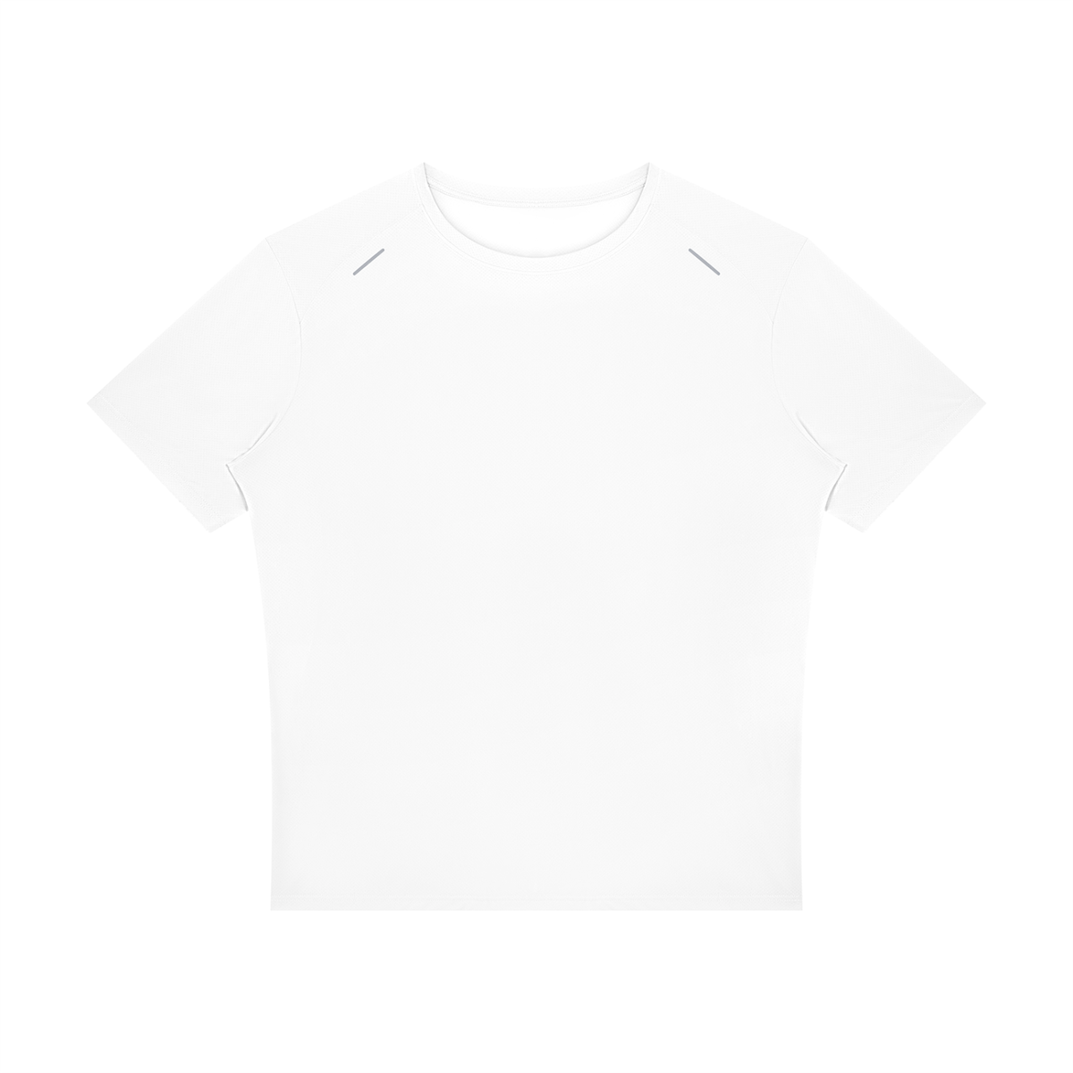 Men's Raglan Reflective T-Shirt in white