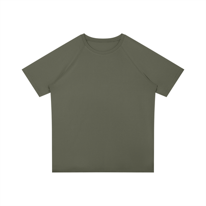 Men's Raglan Sleeve Performance T-Shirt in army green