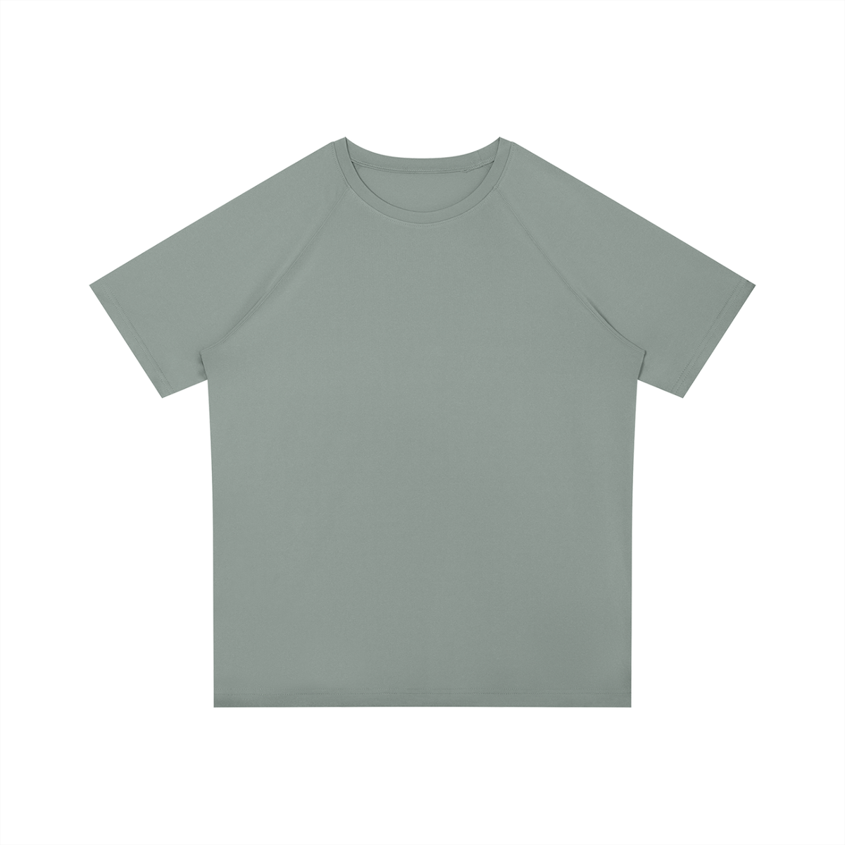 Men's Raglan Sleeve Performance T-Shirt in gray