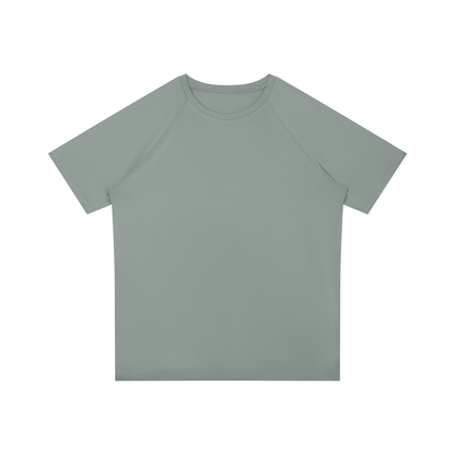 Men's Raglan Sleeve Performance T-Shirt in gray