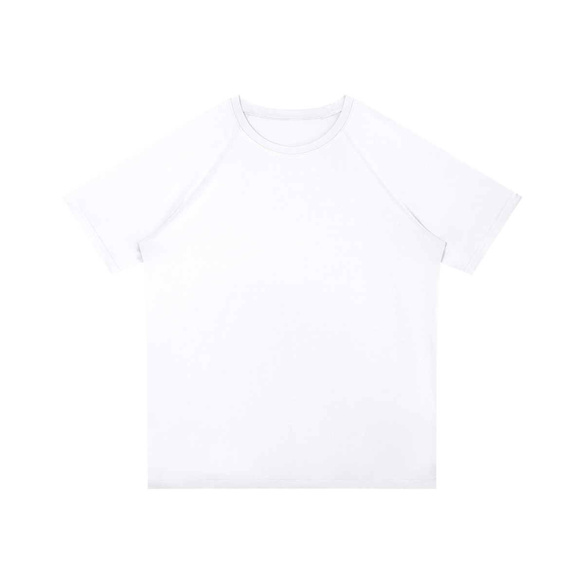 Men's Raglan Sleeve Performance T-Shirt in white