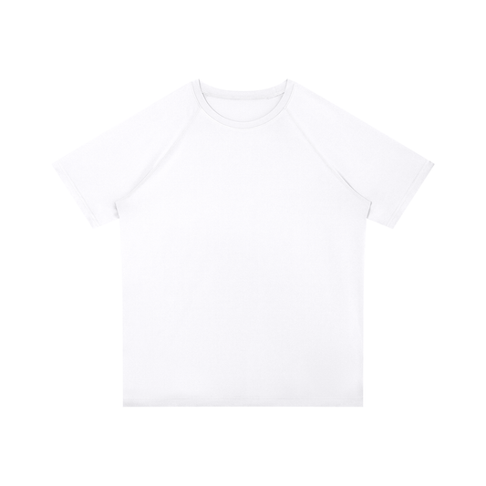 Men's Raglan Sleeve Performance T-Shirt in white
