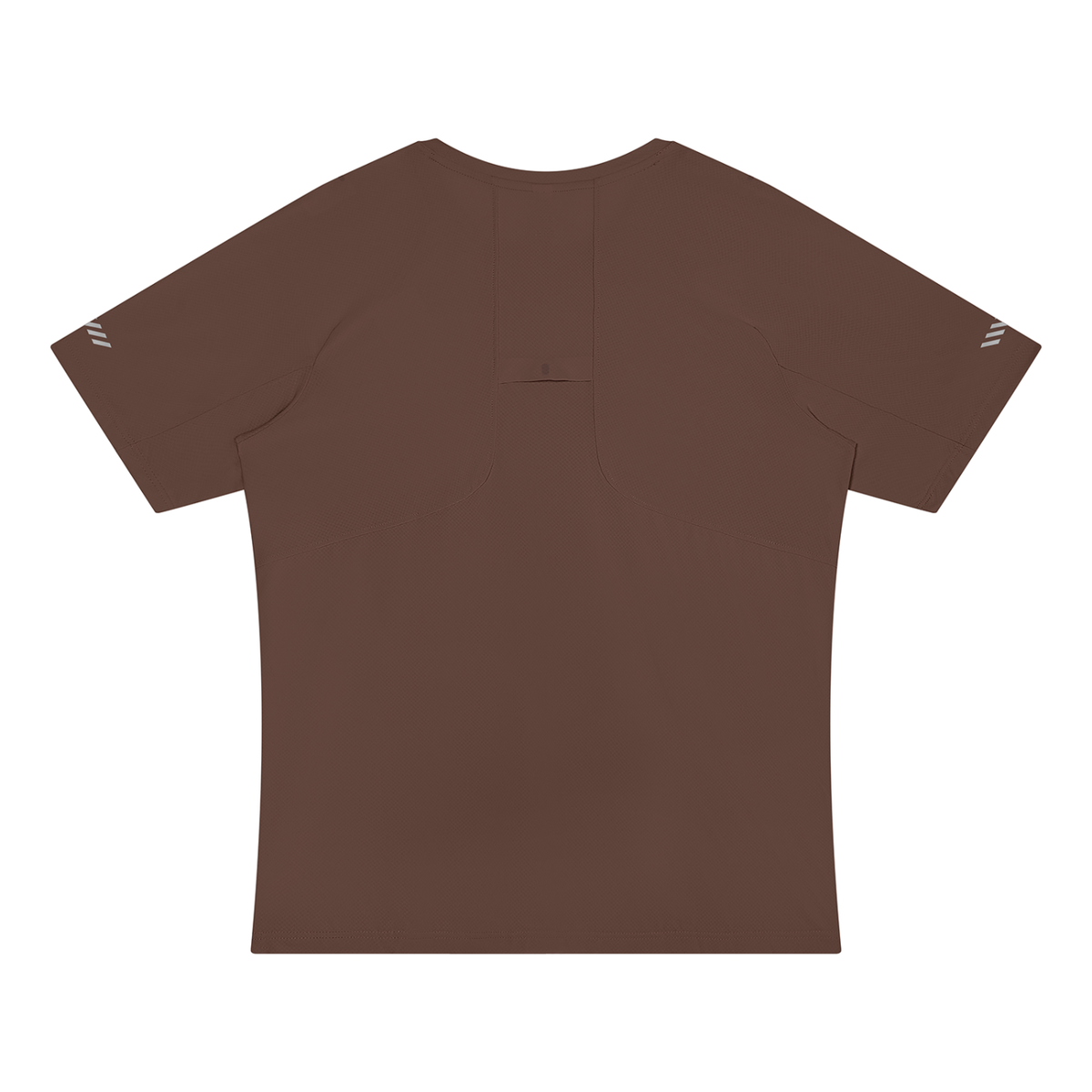 Men's Reflective Raglan T-Shirt in coffee, alternate angle