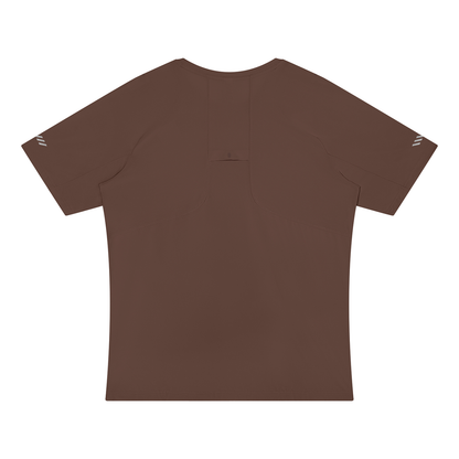 Men's Reflective Raglan T-Shirt in coffee, alternate angle