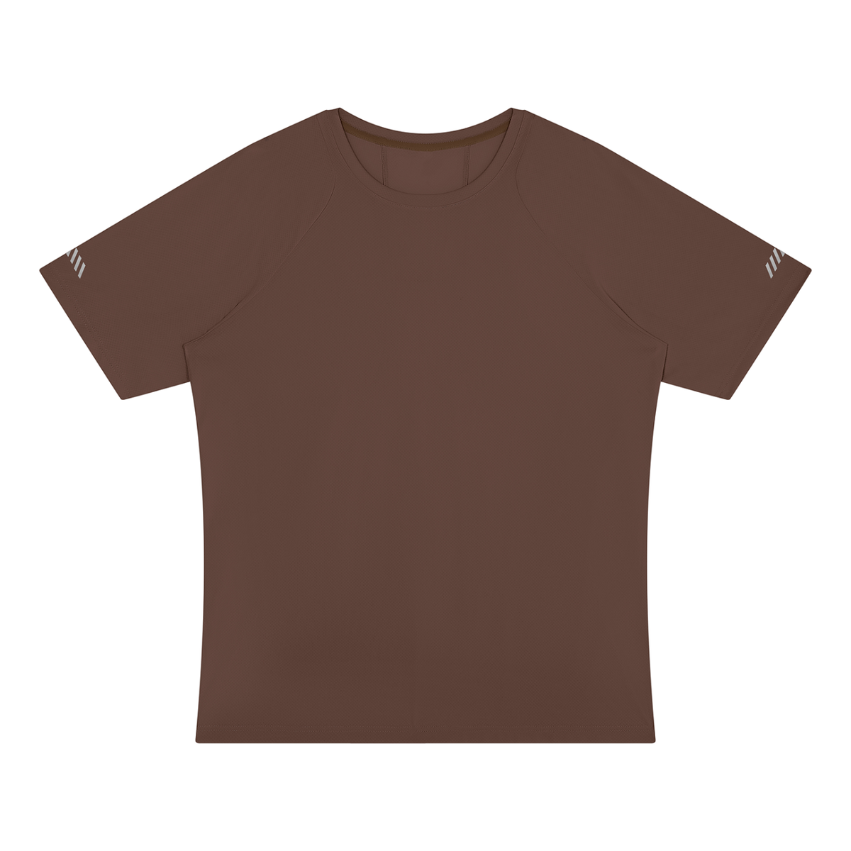 Men's Reflective Raglan T-Shirt in coffee