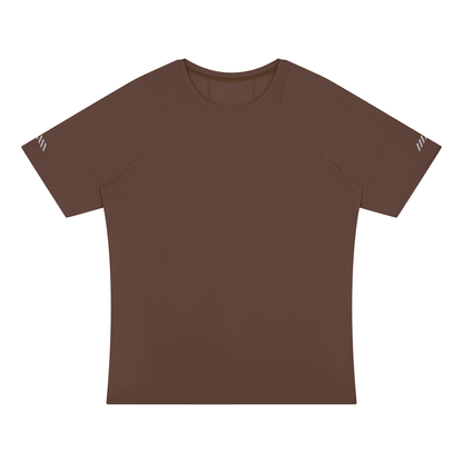 Men's Reflective Raglan T-Shirt in coffee