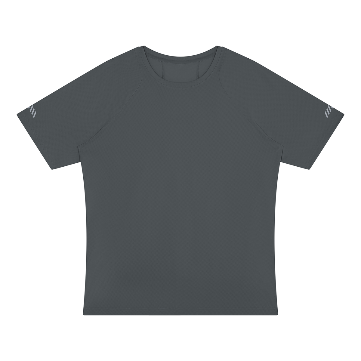 Men's Reflective Raglan T-Shirt in dark gray