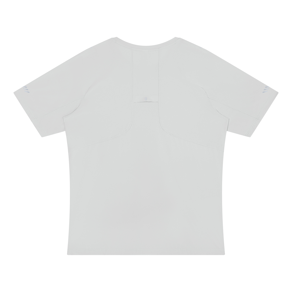 Men's Reflective Raglan T-Shirt in light gray, alternate angle