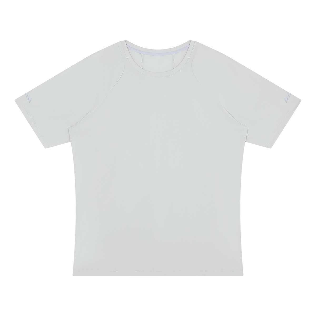 Men's Reflective Raglan T-Shirt in light gray