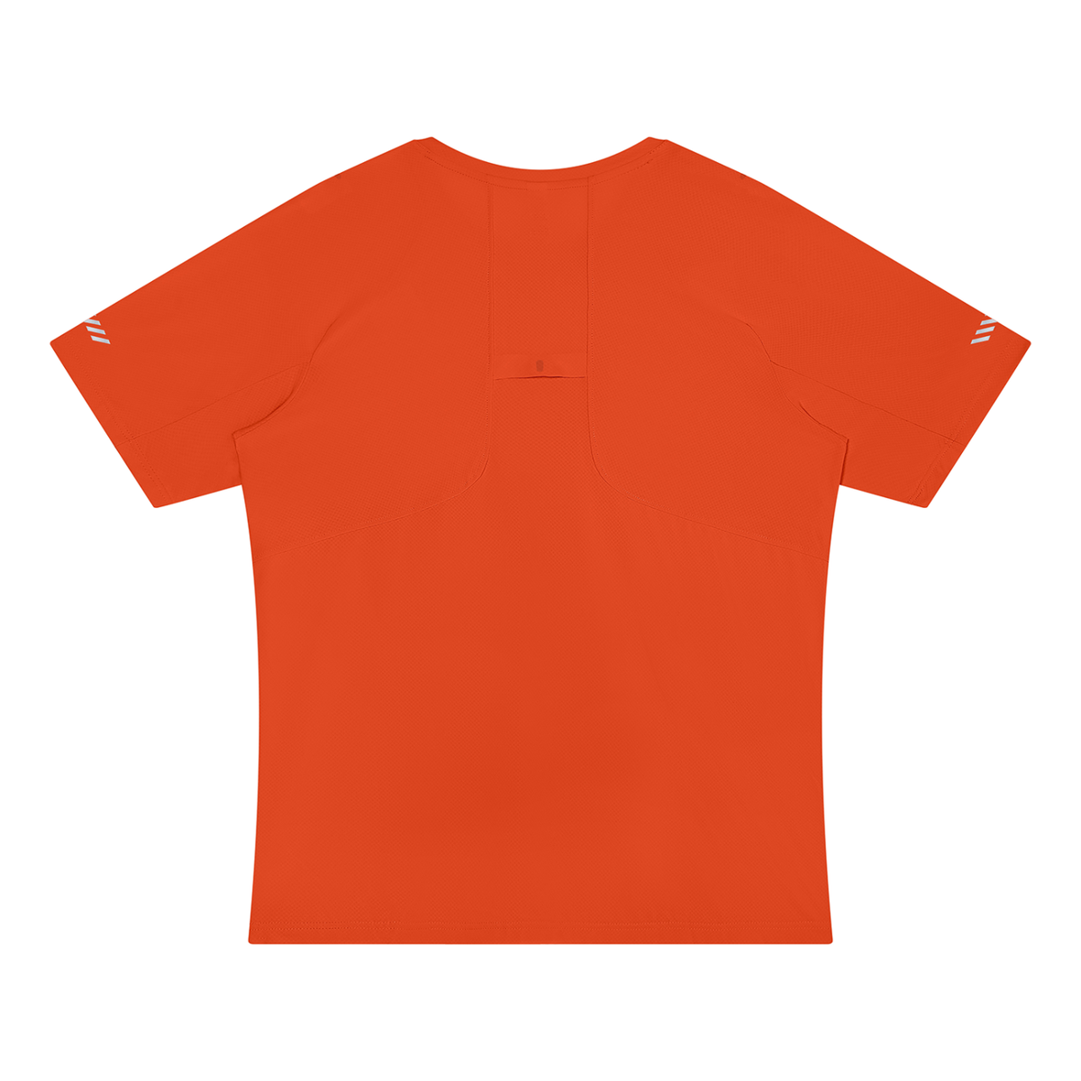 Men's Reflective Raglan T-Shirt in orange, alternate angle