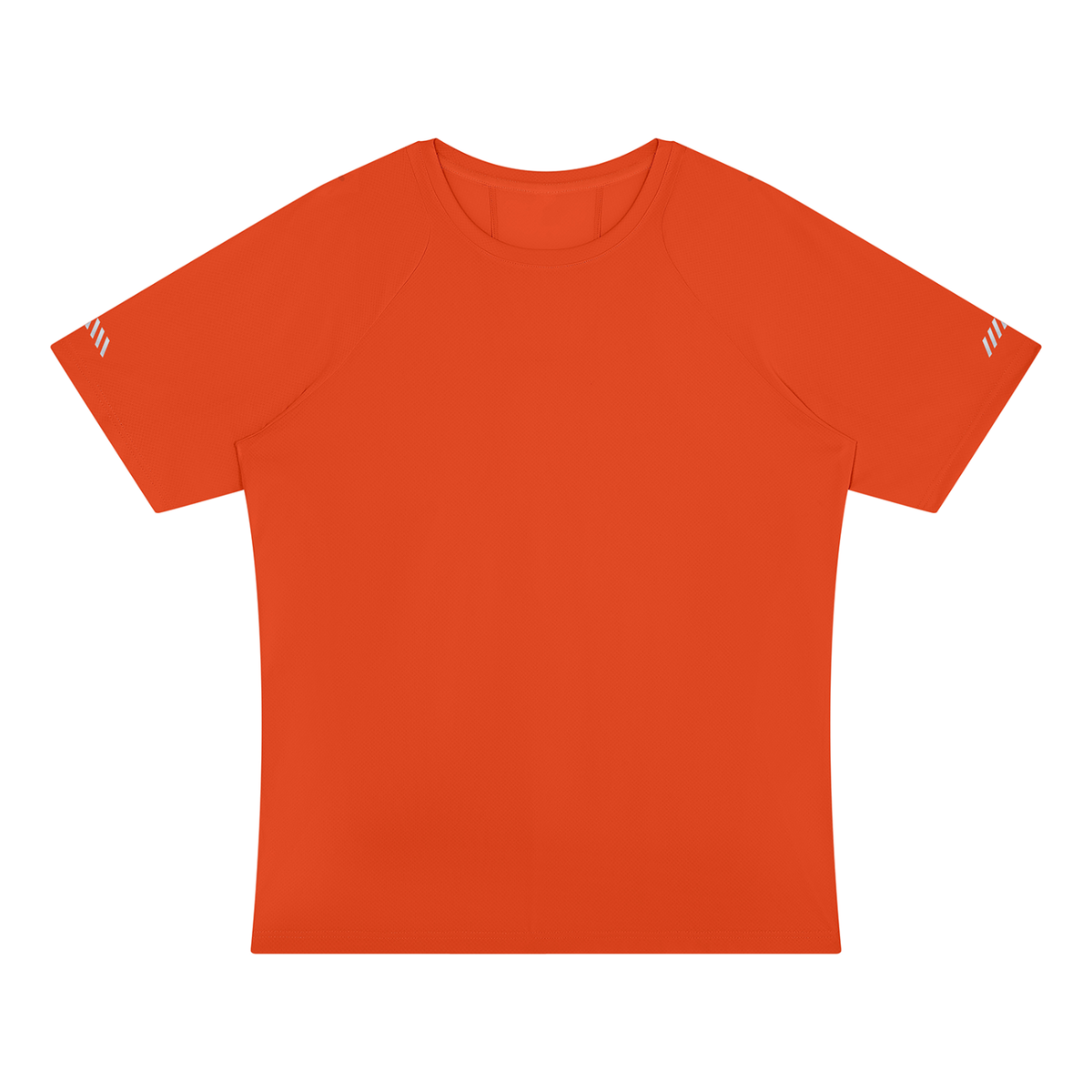 Men's Reflective Raglan T-Shirt in orange