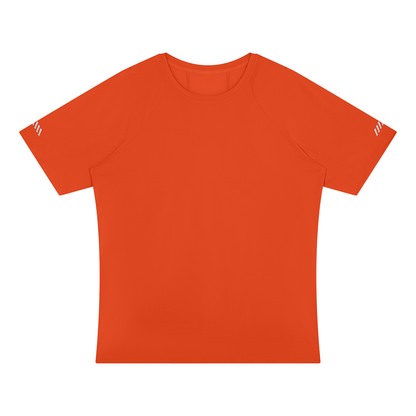 Men's Reflective Raglan T-Shirt in orange