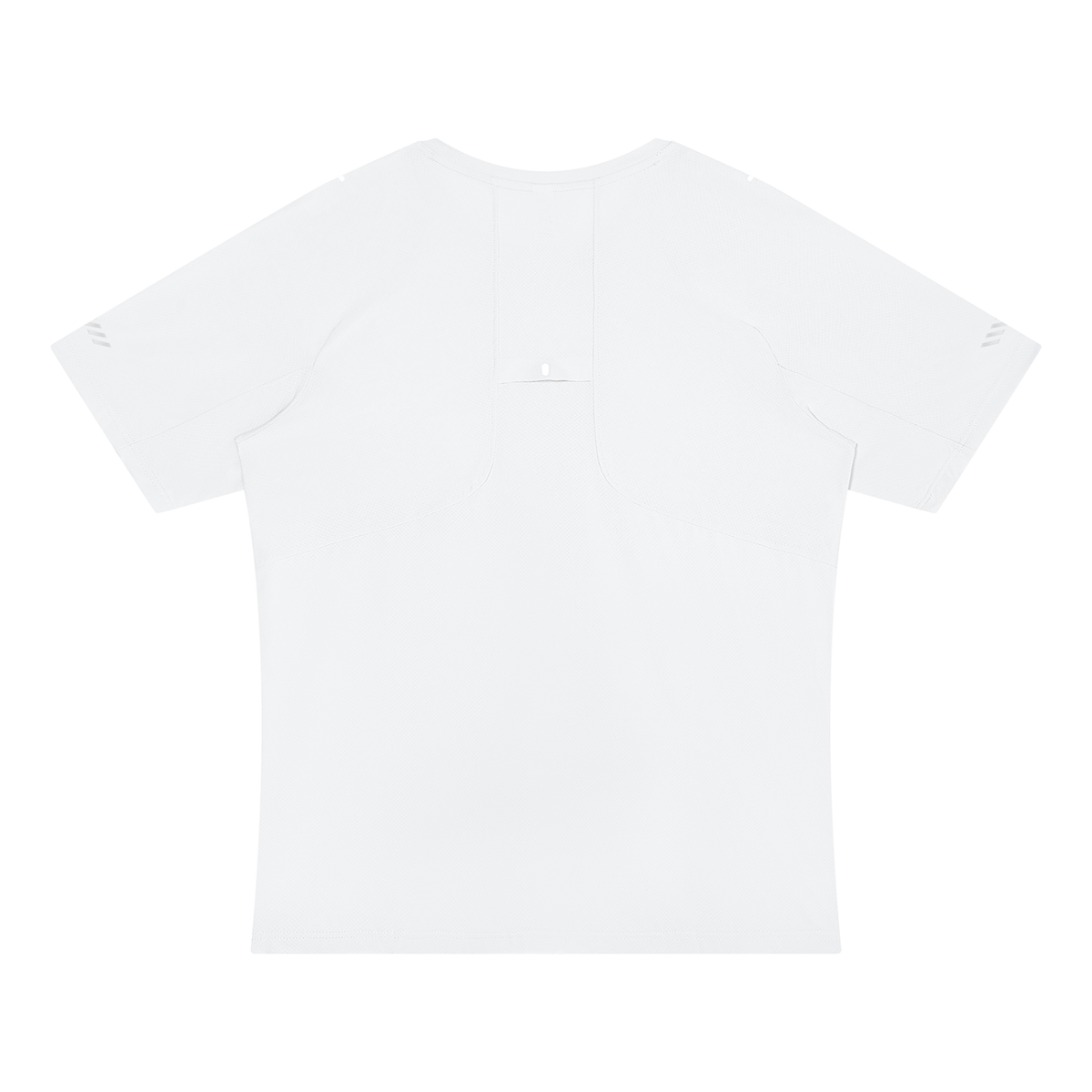 Men's Reflective Raglan T-Shirt in white, alternate angle