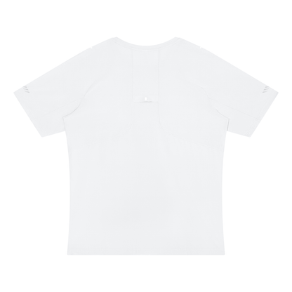 Men's Reflective Raglan T-Shirt in white, alternate angle