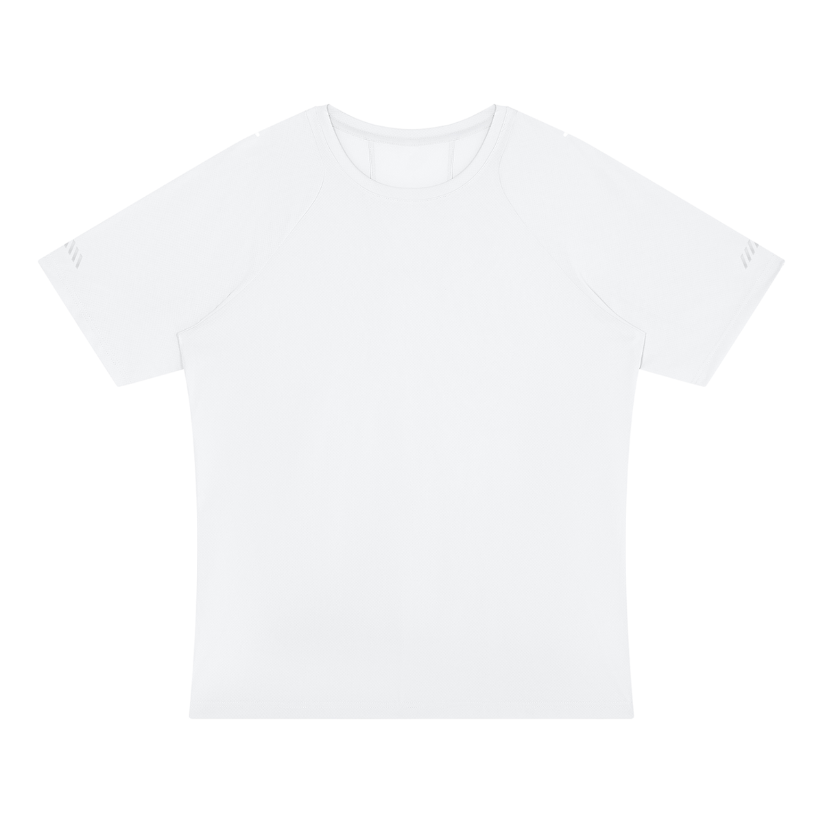 Men's Reflective Raglan T-Shirt in white