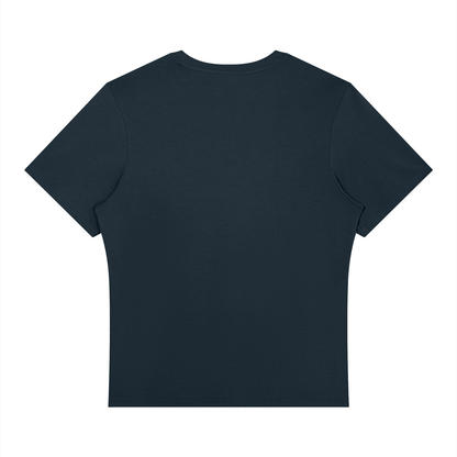 Men's Regular Fit Training T-Shirt in gray blue, alternate angle