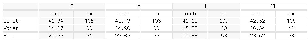 Size chart for the Men's Reverse Wash Whiskered Wide Leg Denim Jeans