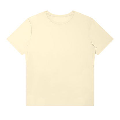 Men's Slim Fit Nylon Performance T-Shirt in light apricot