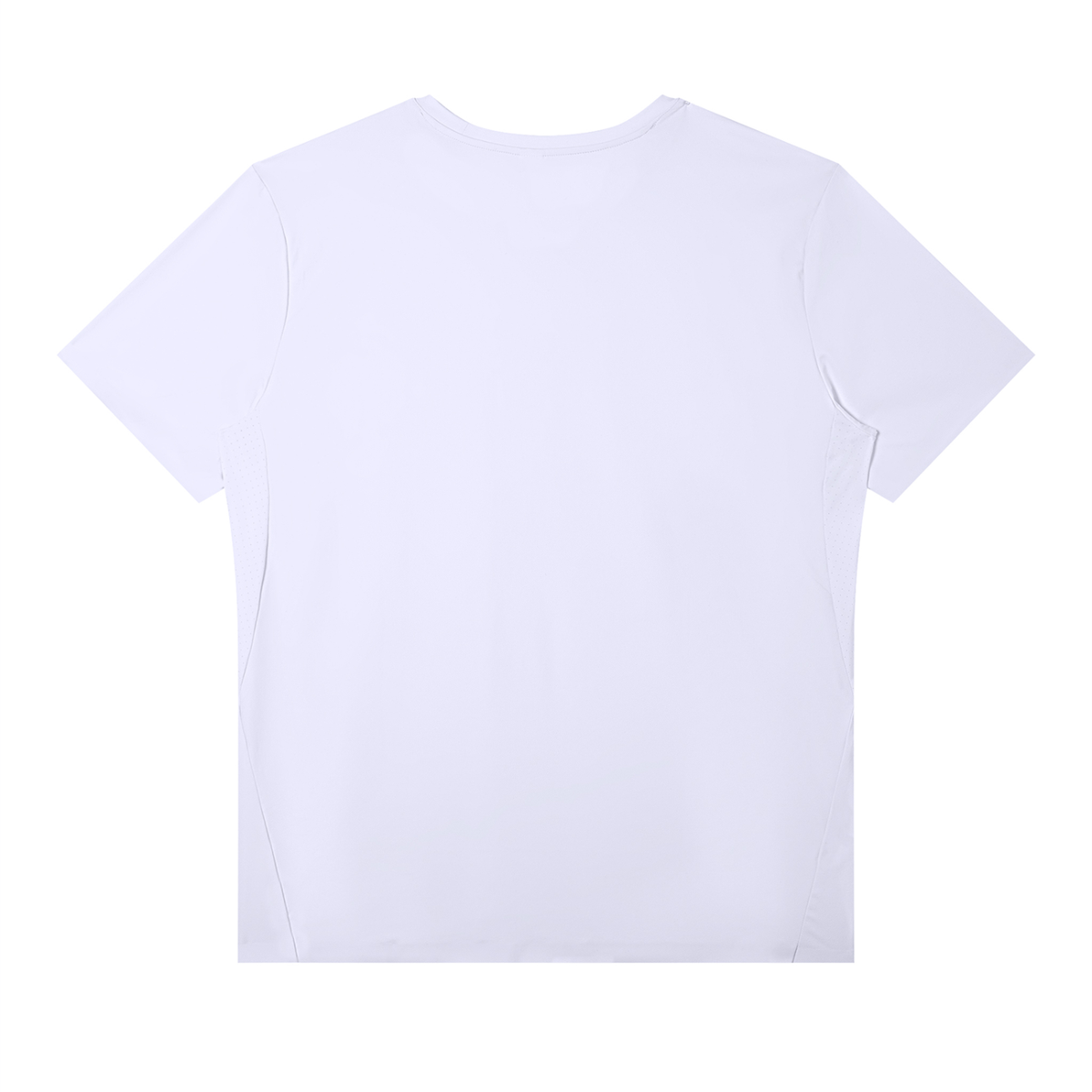 Men's Slim Fit Nylon Performance T-Shirt in light purple, alternate angle