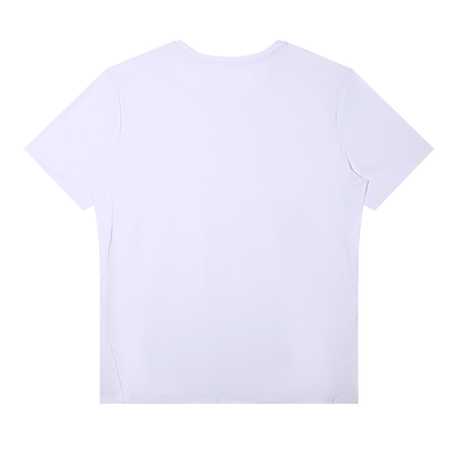 Men's Slim Fit Nylon Performance T-Shirt in light purple, alternate angle