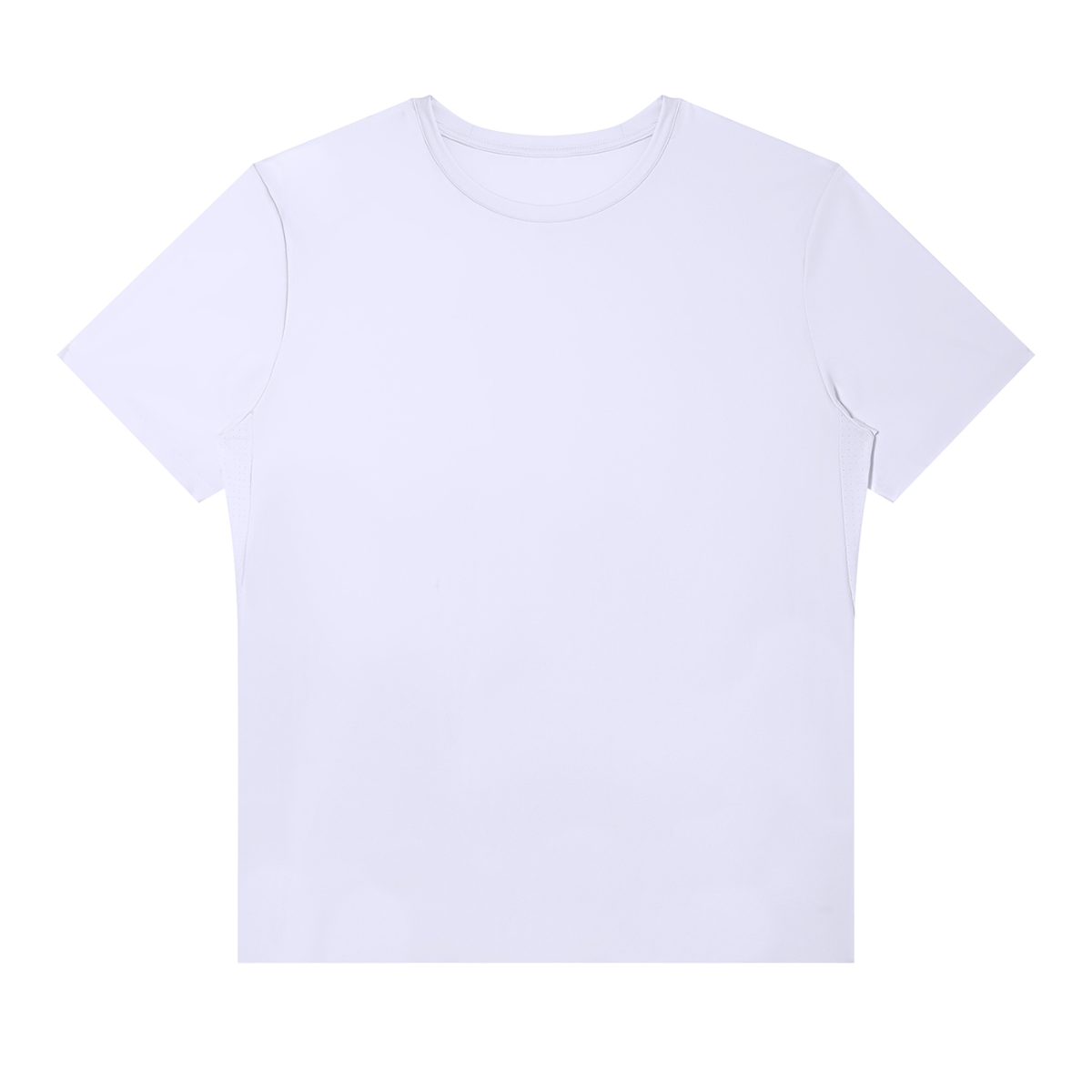 Men's Slim Fit Nylon Performance T-Shirt in light purple