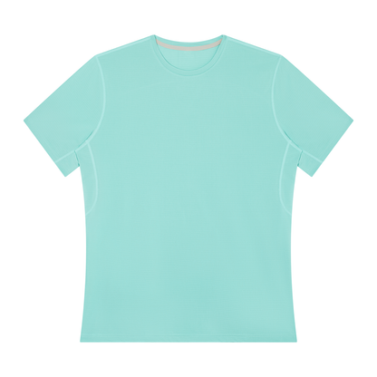 Men's Slim Fit Performance T-Shirt in lake blue
