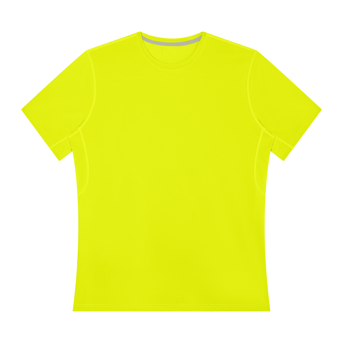 Men's Slim Fit Performance T-Shirt in lemon yellow