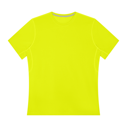 Men's Slim Fit Performance T-Shirt in lemon yellow