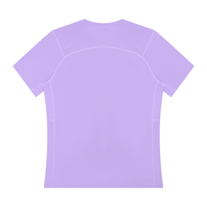 Men's Slim Fit Performance T-Shirt in purple, alternate angle