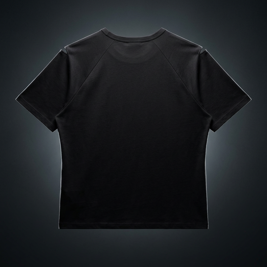Men's Slim Fit Raglan Polyester T-Shirt