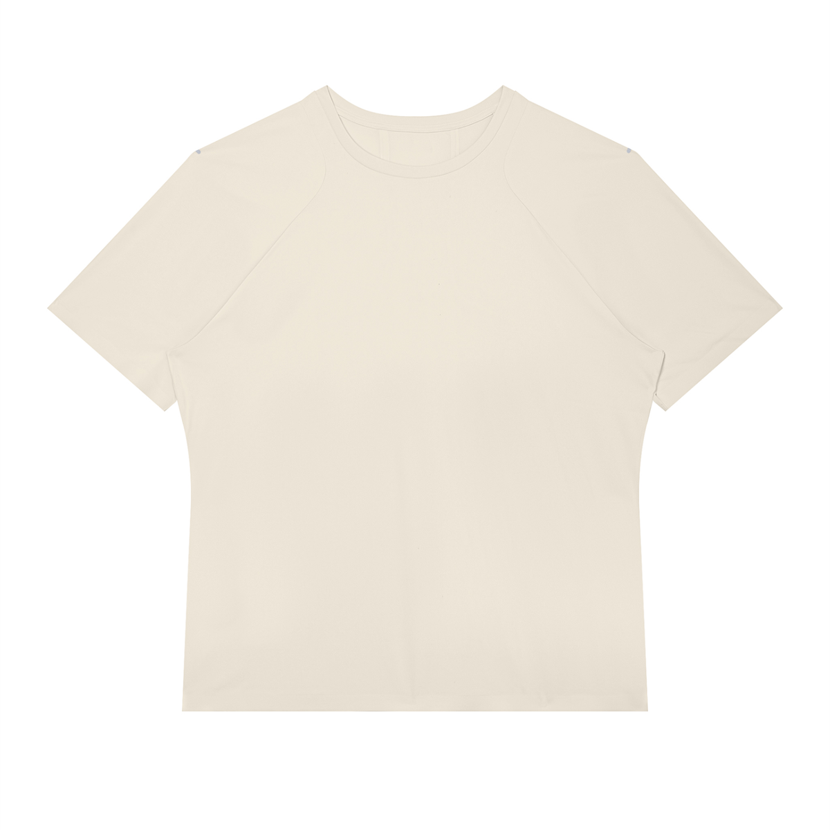 Men's Slim Fit Raglan Polyester T-Shirt in light apricot