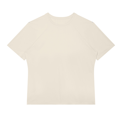 Men's Slim Fit Raglan Polyester T-Shirt in light apricot