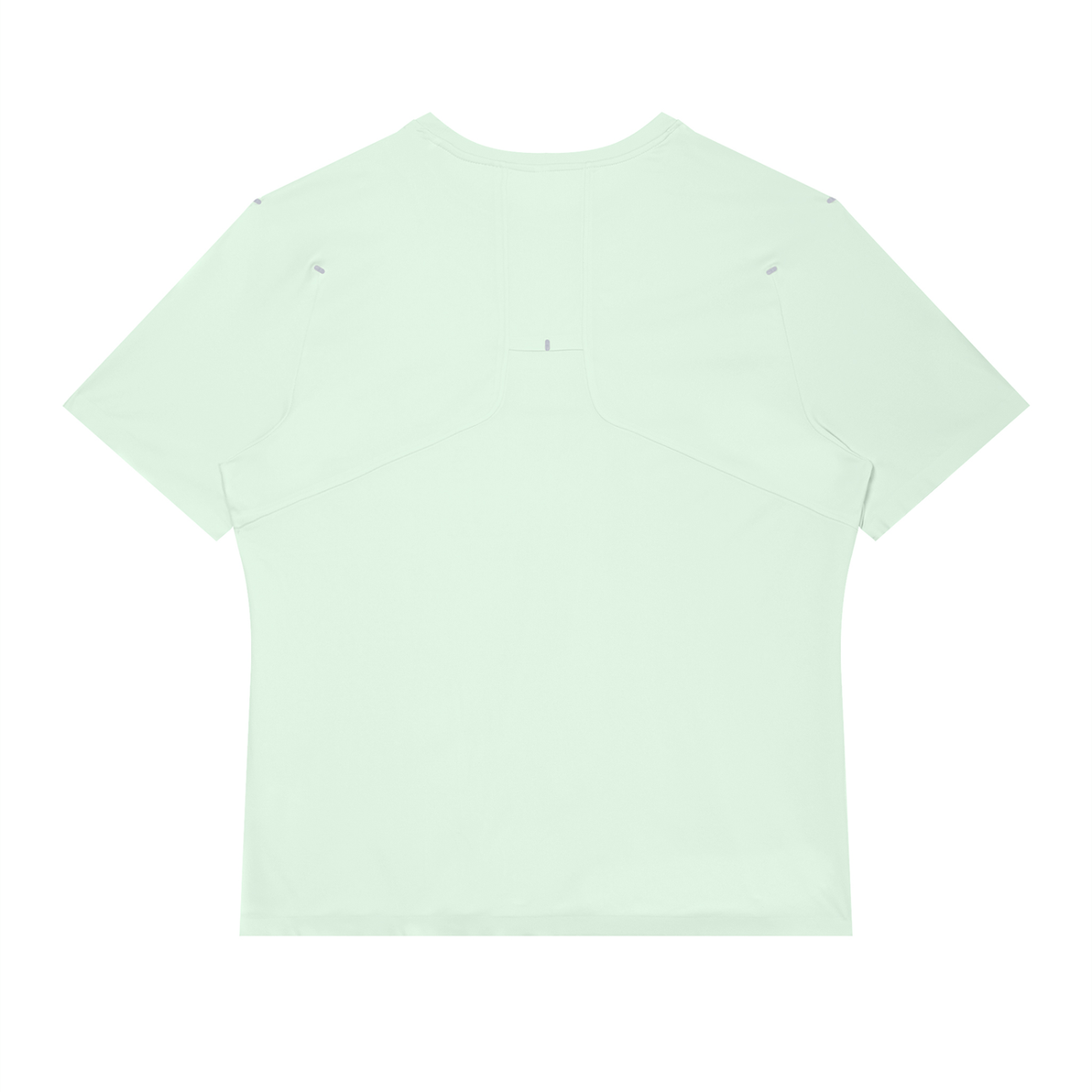 Men's Slim Fit Raglan Polyester T-Shirt in light green, alternate angle