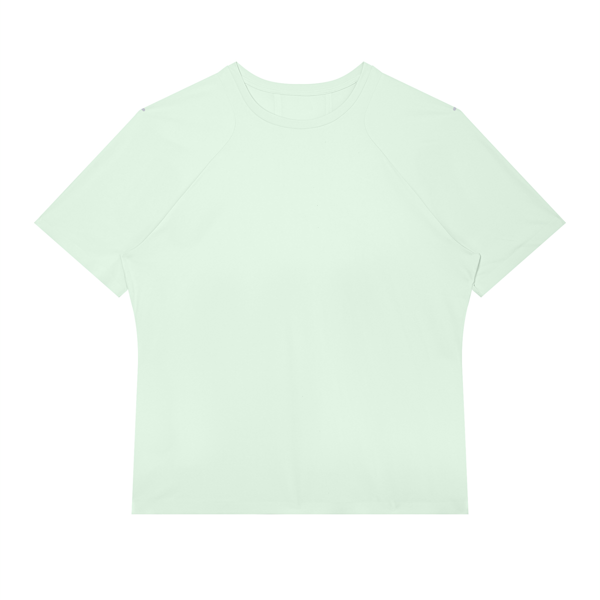 Men's Slim Fit Raglan Polyester T-Shirt in light green
