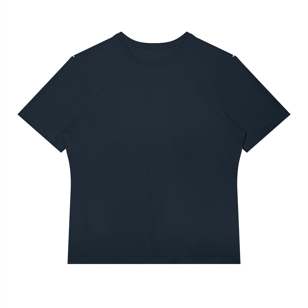 Men's Slim Fit Raglan Polyester T-Shirt in navy blue