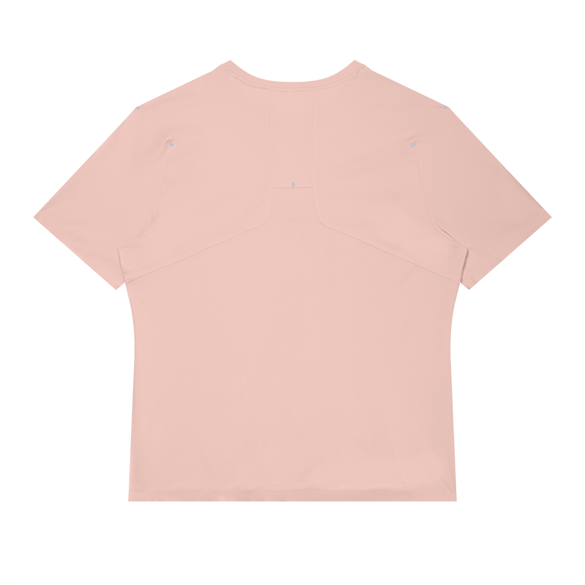 Men's Slim Fit Raglan Polyester T-Shirt in pink, alternate angle