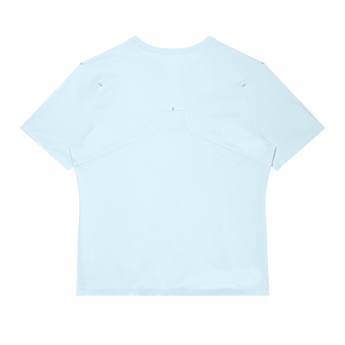 Men's Slim Fit Raglan Polyester T-Shirt in sky blue, alternate angle