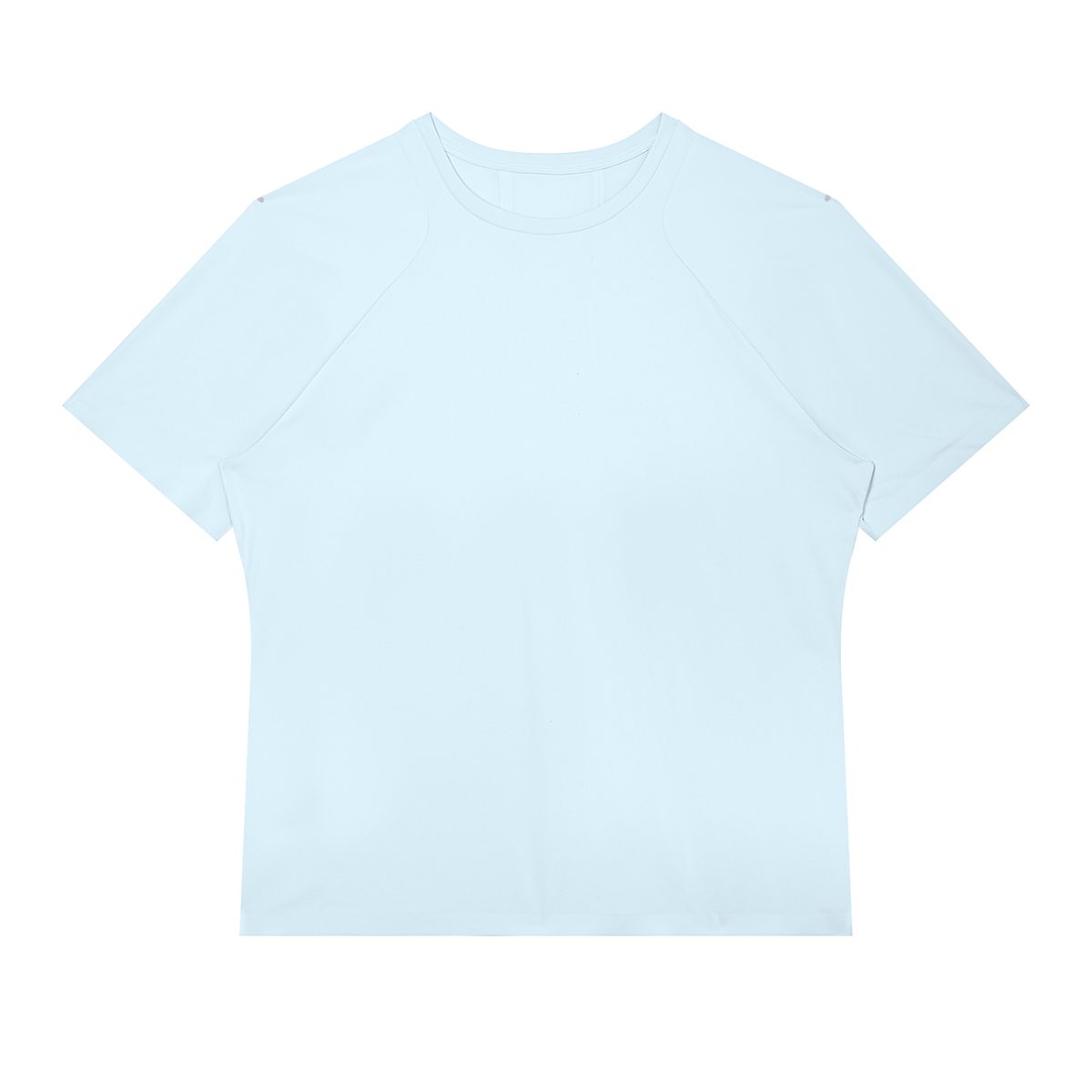 Men's Slim Fit Raglan Polyester T-Shirt in sky blue