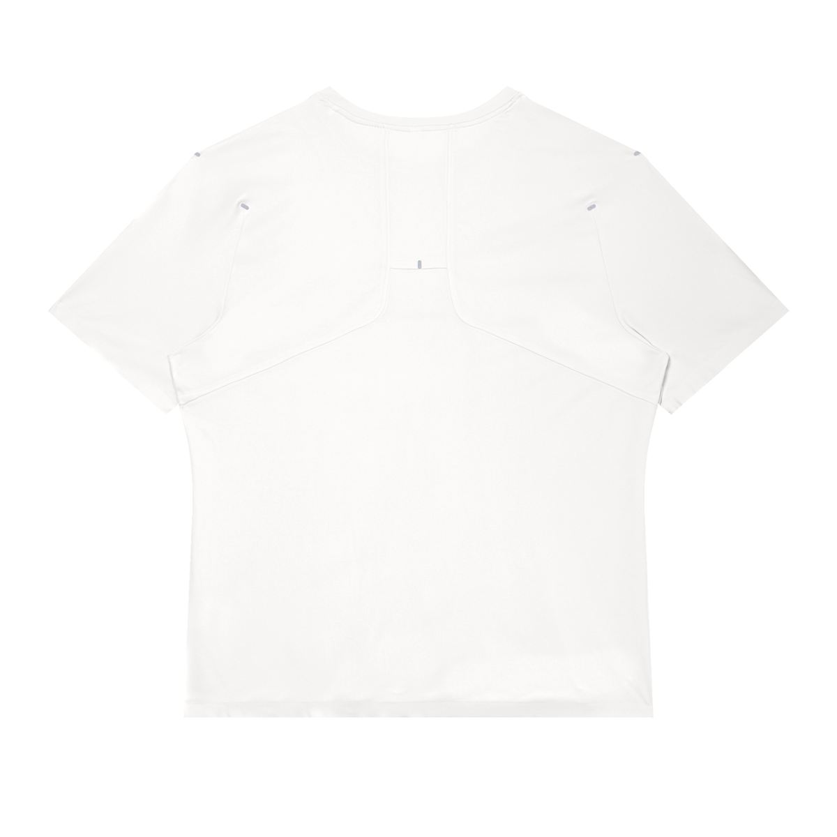 Men's Slim Fit Raglan Polyester T-Shirt in white, alternate angle