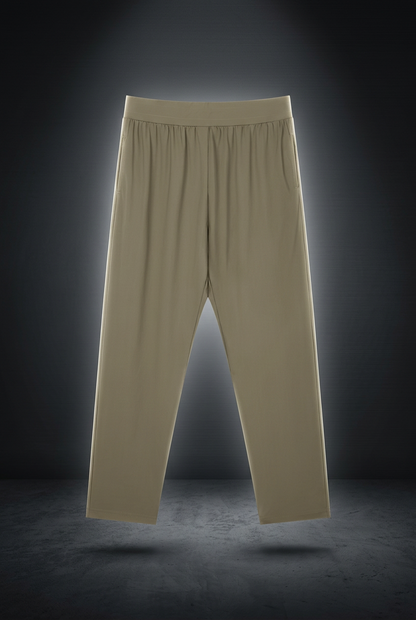 Men's Straight Leg Elastic Waist Pants